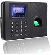 Sanpyl Biometric Fingerprint Attendance Machine Time Attendance Clock Employee Checking in Record...