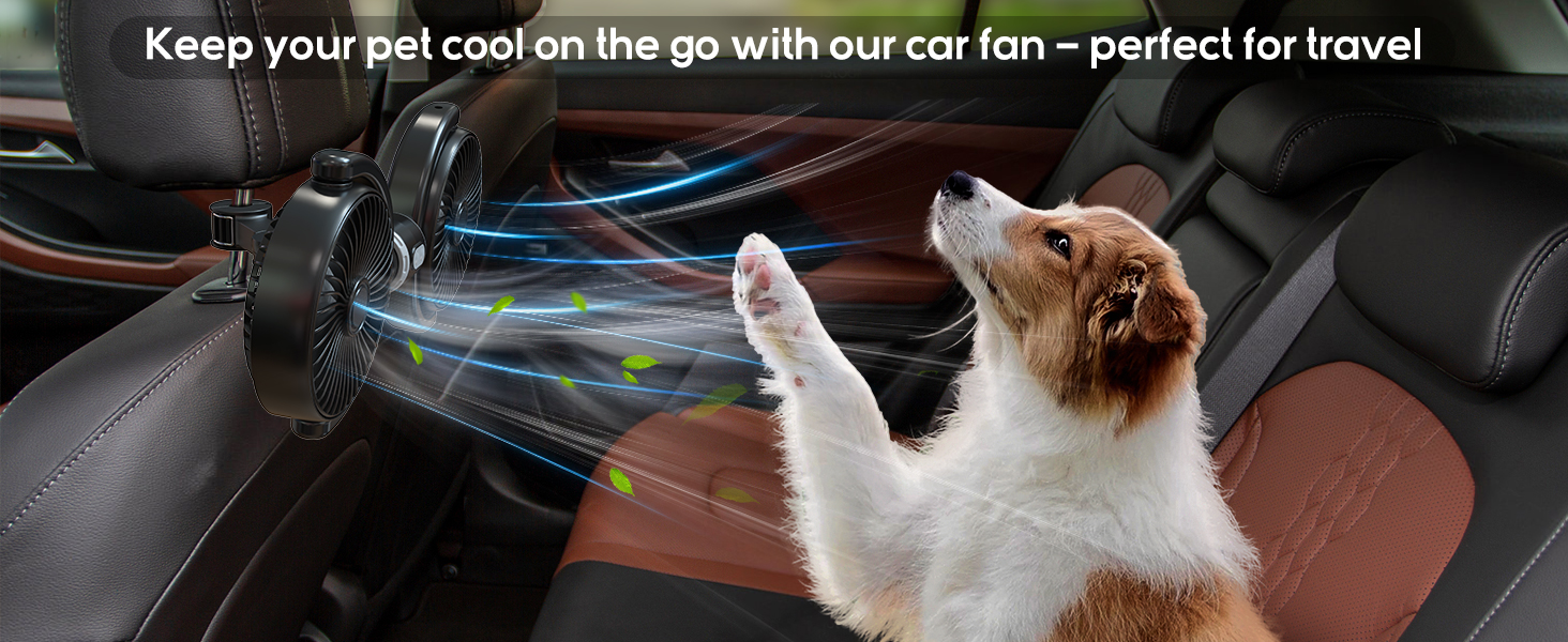 portable fan for car for pets