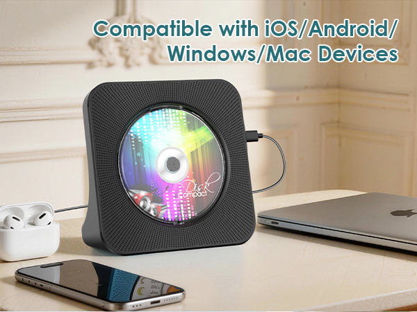 cd player with speakers