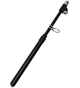 MEASUREMAN Heavy Duty Dual Head Truck Tire Gauge, Solid Brass Body, Black Painting, Aluminum Slid...