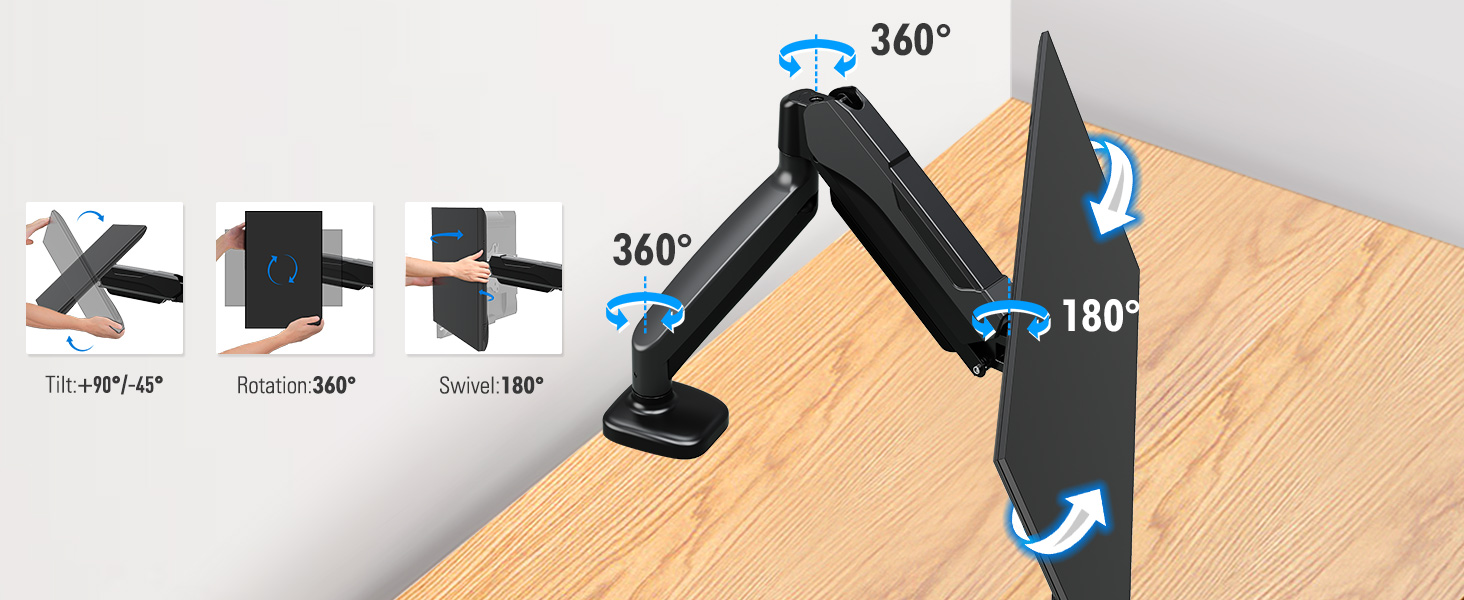 single monitor mount