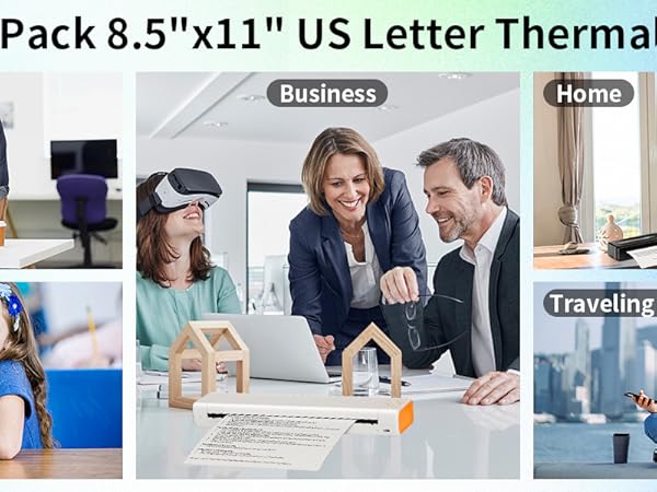 thermal paper 8.5x11 inch roll