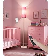 GOEBLESON Dimmable Floor Lamps for Living Room with Remote and Foot Switch, 64.4” Modern Standing...