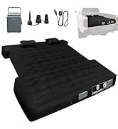 Umbrauto Truck Air Mattress for 6-6.5ft Full Size Truck Bed, Rechargeable Wireless Pump, Upgraded...