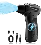 Compress Air Duster, 200000RPM Electric Air Duster with Brushless Motor, Roller Adjustment, Recha...