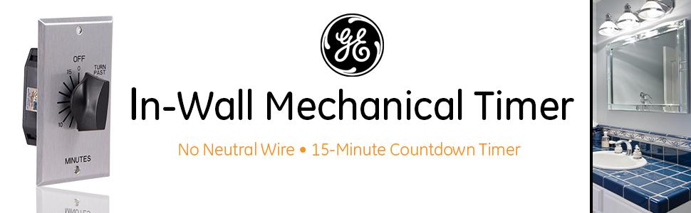 in wall mechanical timer, spring wound timer