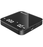 Maestri House Mini Coffee Scale with Timer, USB-C Rechargeable Espresso Scale, 2kg/0.1g Accurate ...