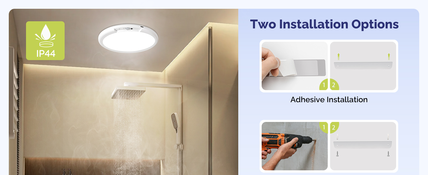 attery Operated Ceiling Light with Remote