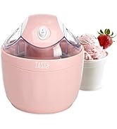Tasty Mini Ice Cream Maker, Make Ice Cream, Sorbet, Frozen Yogurt, Gelato, Desserts, Quick Result...