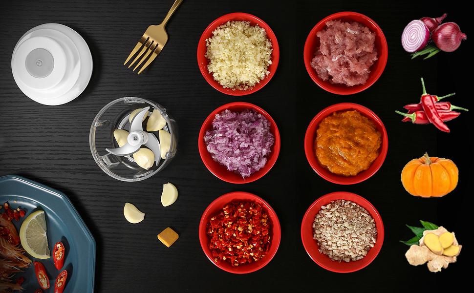 electric mini food vegetables fruit chopper