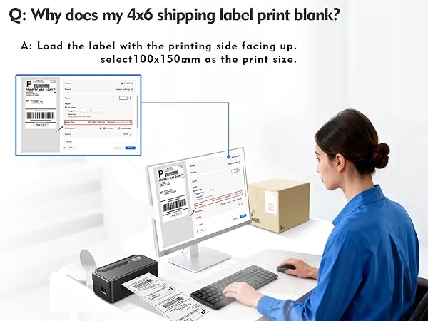 Shipping Label Printer