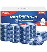 Vacplus Automatic Toilet Bowl Cleaner Tablets, Bathroom Toilet Tank Cleaner (20 PACK)