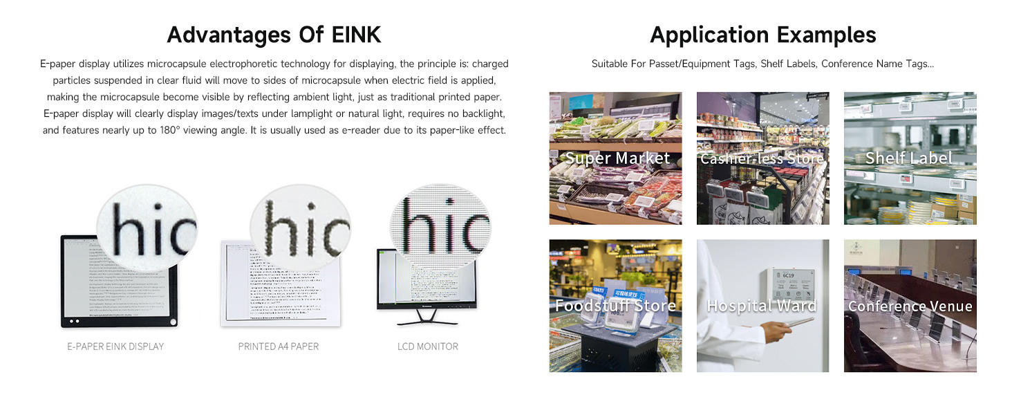 13.3inch e-Paper HAT (K)-PC-4