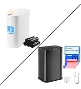 FRESHLIX 2Pack Touchless Motion Sensor Trash Cans 6 Gallon Smart Automatic Garbage can Auto-Adsor...