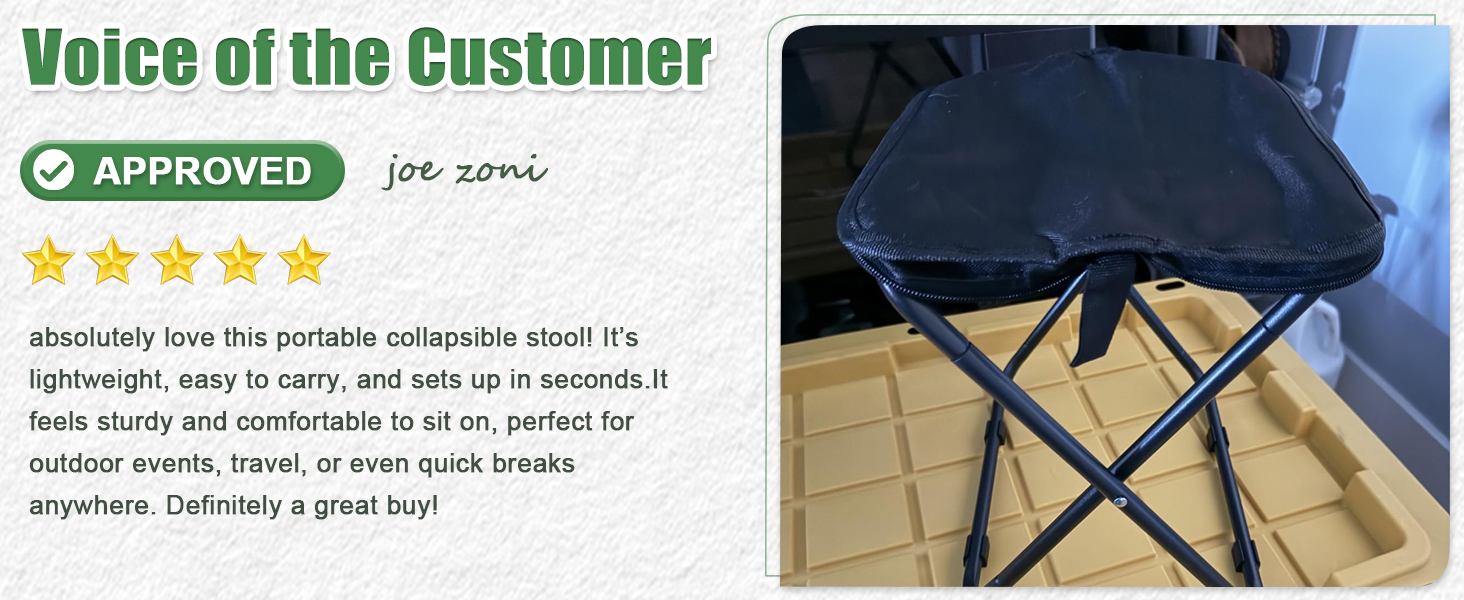 Portable Ultralight Collapsible Stool