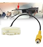 EWAY Backup Camera to Factory Radio RCA Adapter for Select Jeep, Chrysler,Dodge OEM Head Unit, Af...