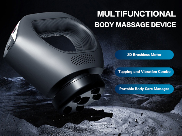 3d rotating massage gun