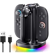 Joycon Charging Dock for Nintendo Switch 2 Controller, Switch 2 Accessories Compatible with Joyco...