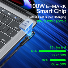 type c cable 1ft 100w