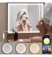 MATICOD Vanity Lights for Mirror, 3 Color Mirror Lights Makeup Light with Button/App Control, Led...
