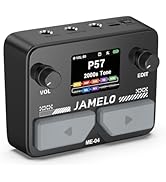 JAMELO Pocket Guitar Multi Effects Pedal, with 125 Effects, 99 Presets, 30 Amp Modeling, IR Loade...