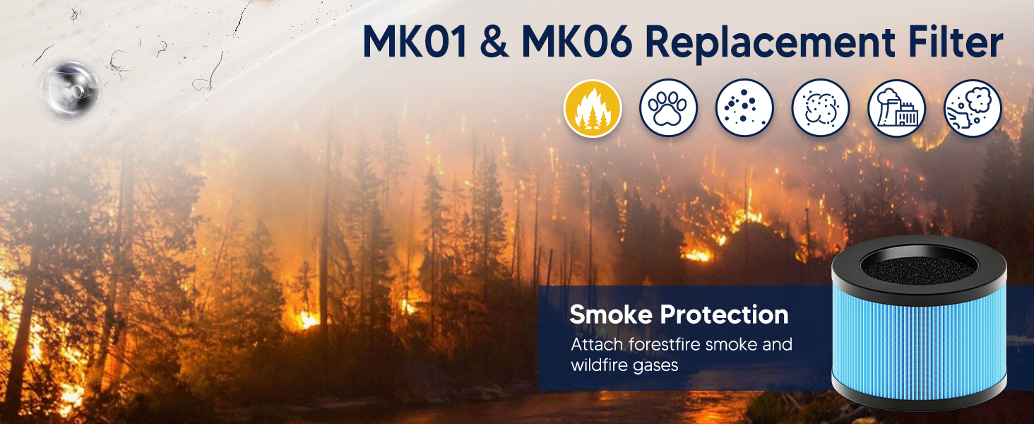 MK01 &amp;amp; MK06 True HEPA Filter