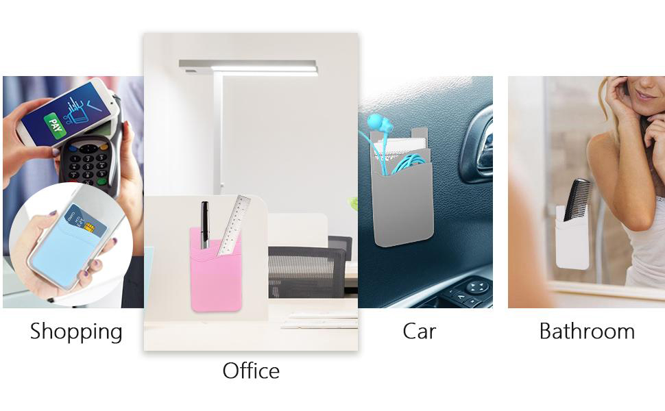 phone wallet stick on