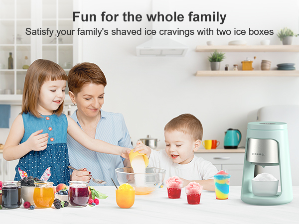 Ice shaver machine for family