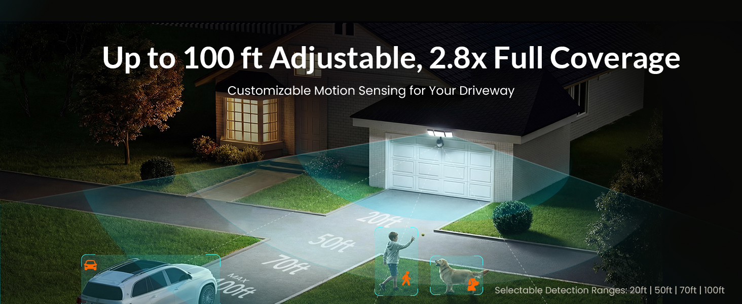 flood lights outdoor motion sensor