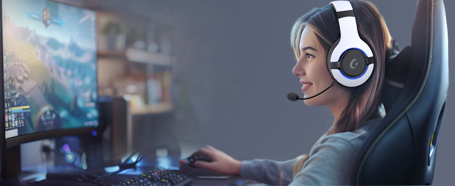 headphones with microphone bluetooth wireless pc headphones