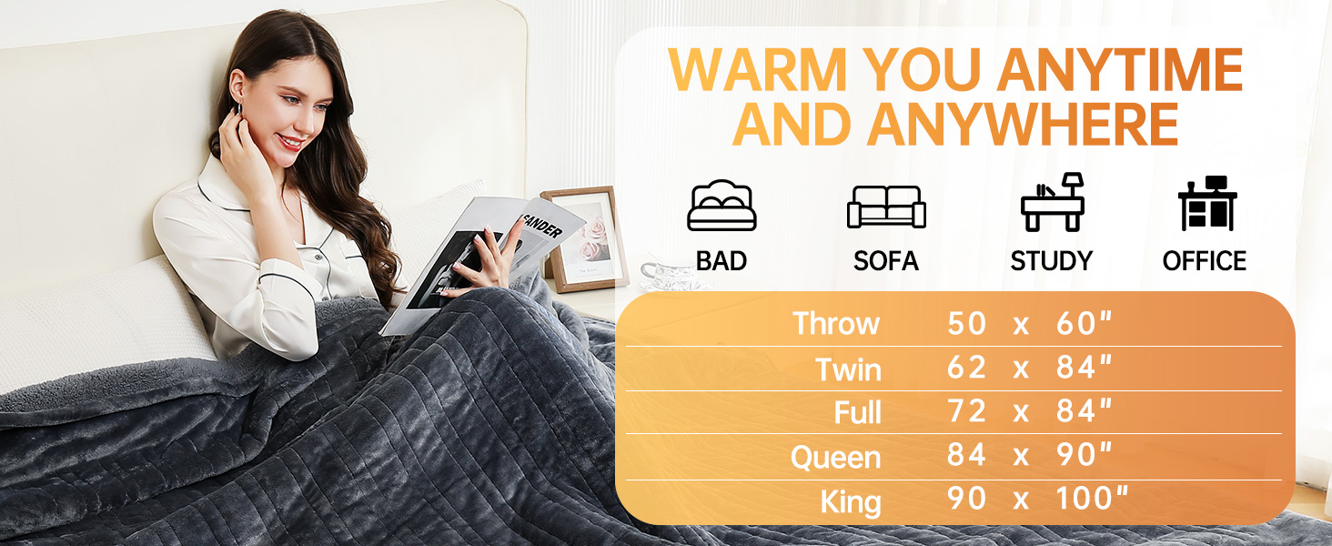 electric blanket full