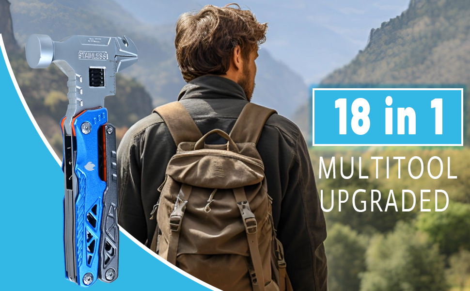  camping knives &amp; tools survival multitool 18 in 1 multi tool multitool hammer 