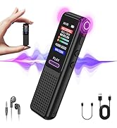 64GB Voice Recorder - Upgraded Digital Voice Activated Recorder with AI Noise Reduction Technolog...