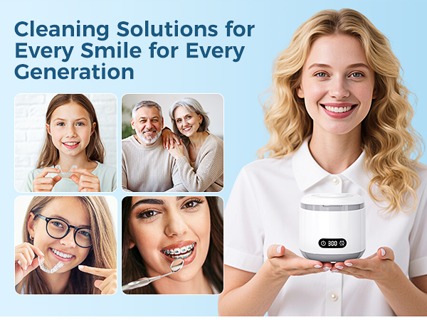 cleaner machine - 45khz retainer cleaner machine with denture ultrasonic retainer cleaner machine
