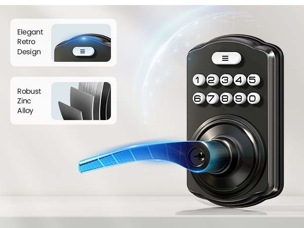 digital keypad door lock