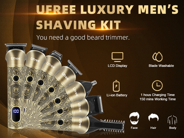 Luxury mens shaving kit