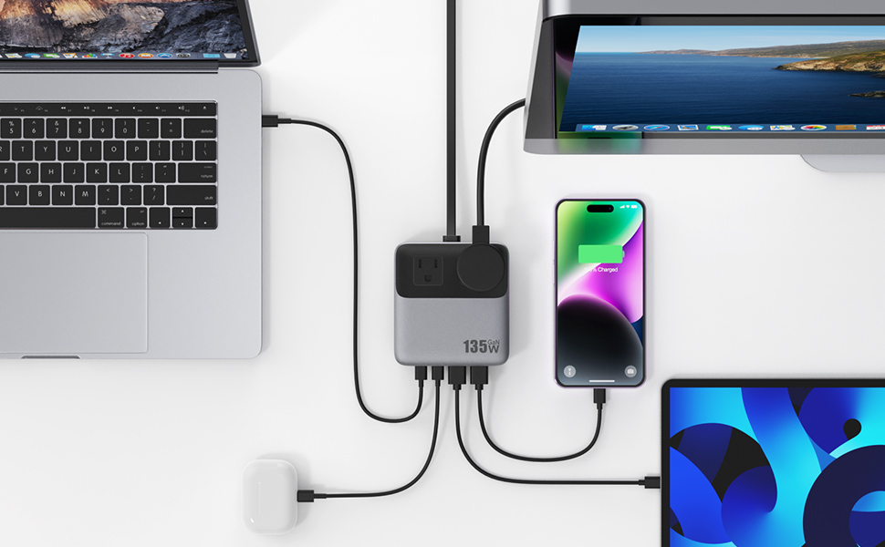 6-in-1 USB C Power Strip
