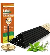 30 Pack Extra Thick Mosquito Repellent Citronella Incense Sticks Outdoor Use, Long Lasting Mosqui...