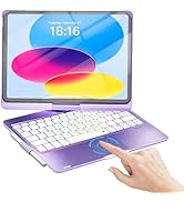 NOKBABO for iPad 10th 11th (A16) Generation Case with Keyboard, iPad Air 11 case (M4/M3/M2), Keyb...