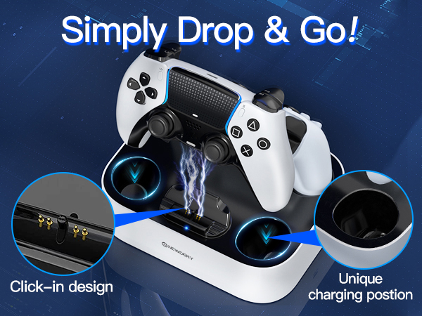ps5/dualsense edge controller charger station