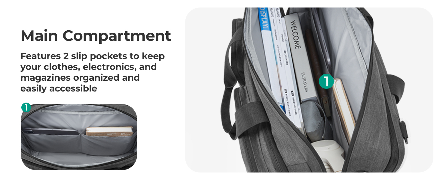 BAGSMART Laptop Bag for Men