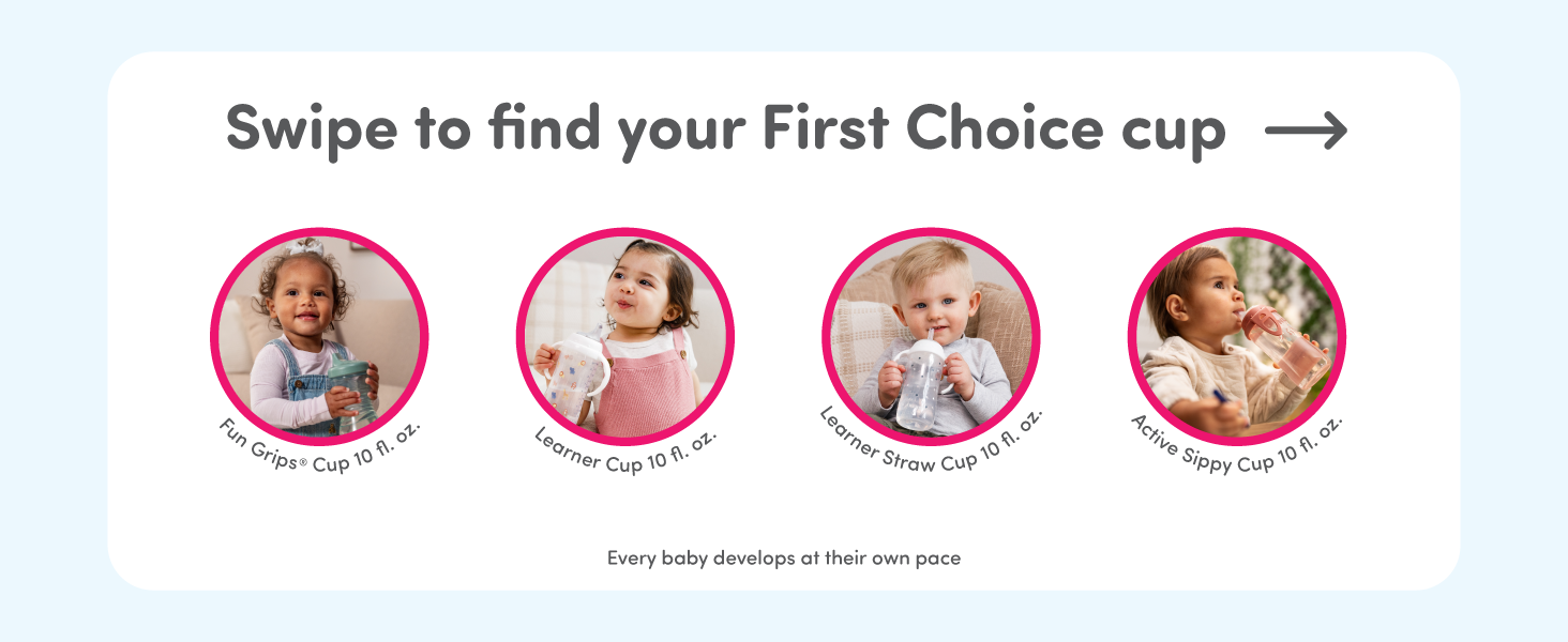 nuk first choice fun grips sippy cup hard spout spill proof leak proof toddler cup bpa free 9 months