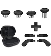 Metal Replacement Thumbsticks for Xbox Elite Controller Series 2 Core,Component Pack Includes 4 S...