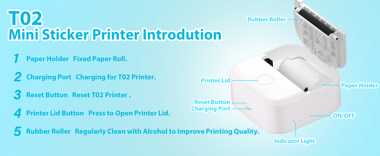 inkless mini printer