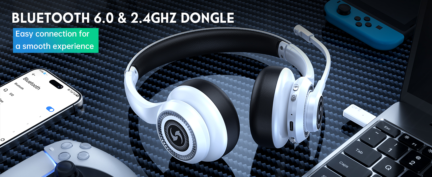 Wireless Headsets with Microphone