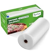 Syntus 11" x 150' Food Vacuum Seal Roll Keeper with Cutter Dispenser, Commercial Grade Vacuum Sea...