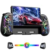 VOYEE Switch Controllers with Hall Effect Joystick &amp; Kickstand, Compatible with Nintendo Switch/O...