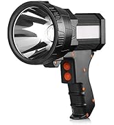 BUYSIGHT Rechargeable Spotlight,Spot Lights Hand held Large Flashlight 10000 lumens Handheld Spot...