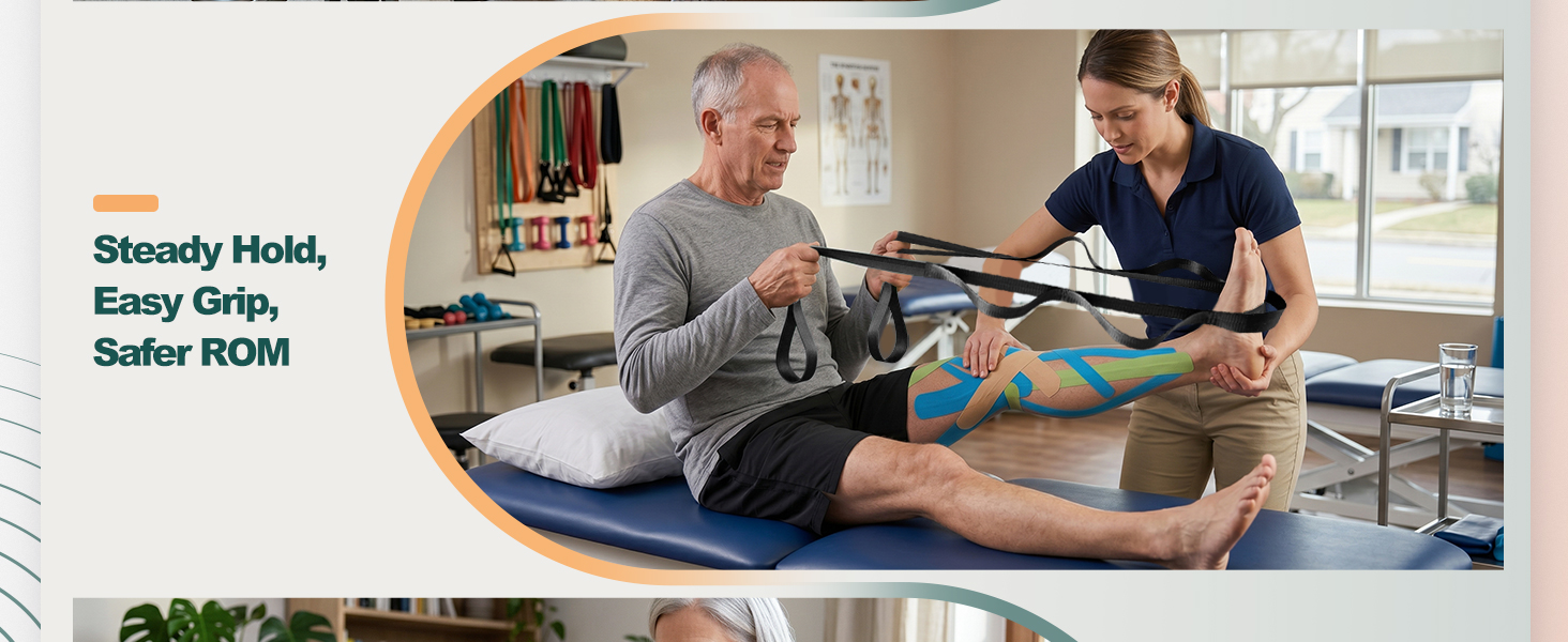 yoga strap for stretching