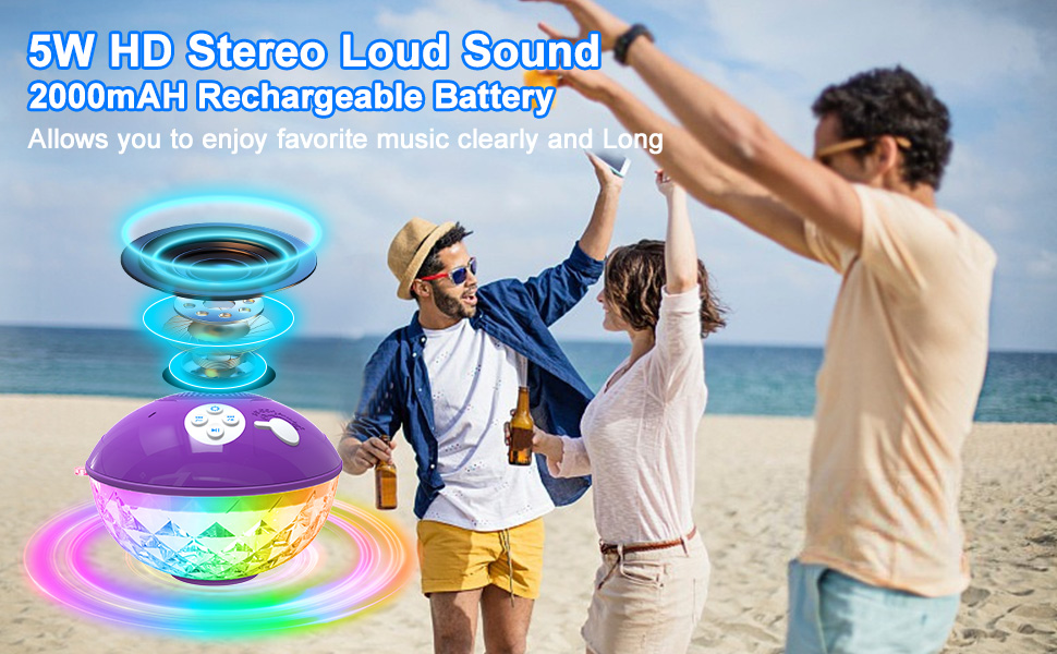 Portable Floating Bluetooth Speakers